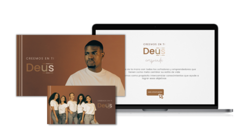 Página web DEUS, diseñada por Publimotora